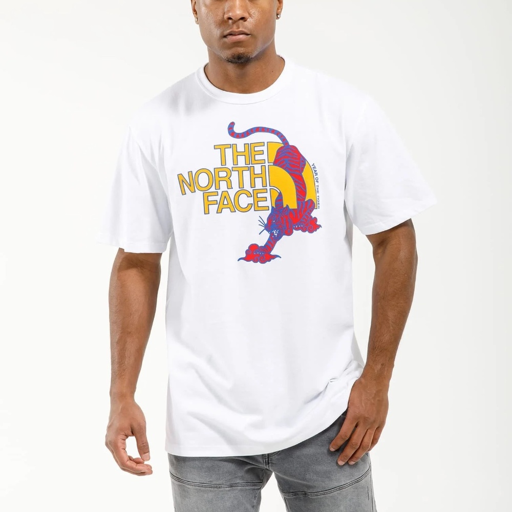 The North Face Chinese New Year CNY Year of the Tiger T-Shirt (White/Gold)